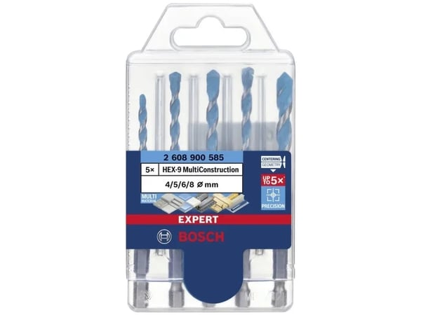 Bosch BORSÆT HEX MULTICONSTRUCTION 4-8MM 5 STK