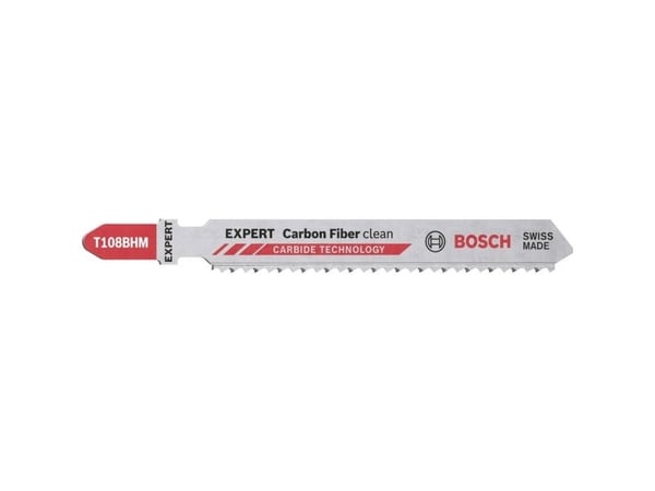 Bosch Expert Carbon Fiber Clean T 108 BHM - Stikksagblad - for glass fiber reinforced plastic, carbon fiber reinforced plastic, fiber-reinforced pl...