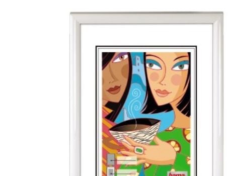 Hama Madrid, Enkel bilderamme, Plast, Hvit, 20 x 30 cm, 300 mm, 1,7 mm