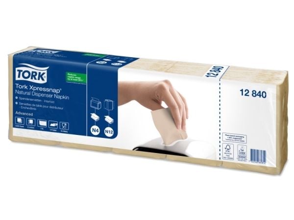 Tork 12840, Naturlig, 330 mm, 213 mm, 16,5 cm, 10,7 cm, 1125 stykker