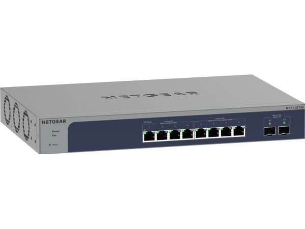 NETGEAR Smart MS510TXM - Switch - L3 Lite - smart - 4 x 100/1000/2.5G + 4 x 1/2.5/5/10GBase-T + 2 x 10 Gigabit SFP+ (opplenke) - rackmonterbar, sta...