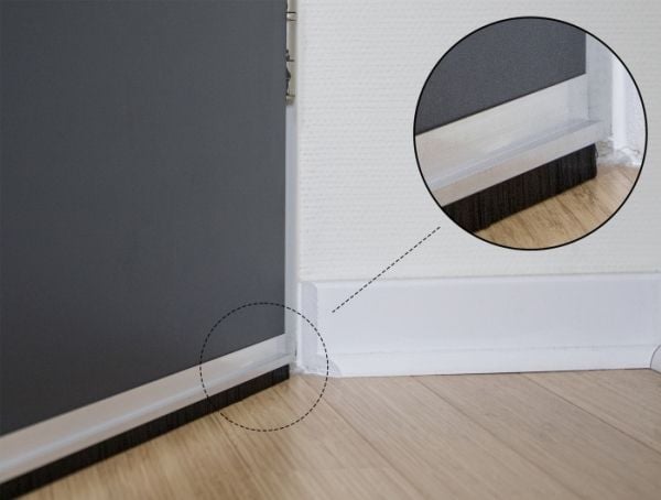 DeLOCK 66650, Aluminium, Sort, Aluminium, Plast, Rektangulær, 20 mm, China, 1 stykker