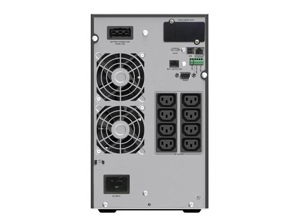PowerWalker VFI 2000 ICT IoT, Dobbeltkonvertering (Online), 2 kVA, 2000 W, Ren sinus, 300 V, 40/70 Hz