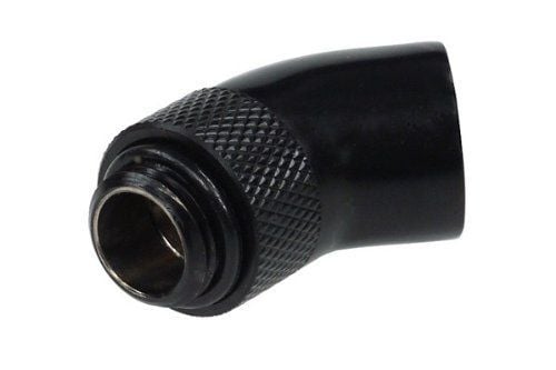 Alphacool - Forbindelsesadapter for væskekjølesystem - mørkesvart - 2.4 cm
