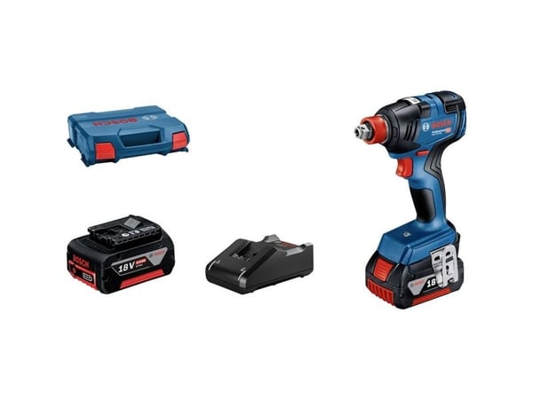 Bosch KOMBISLAGNØGLE GDX 18V-200 2X4AH L-CASE
