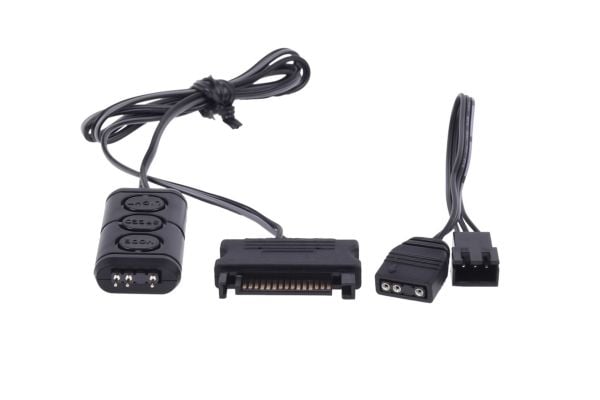 Alphacool Aurora Eiscontrol, Sort, 2x 3-Pin, 18 g Alphacool Aurora Eiscontrol, Sort, 2x 3-Pin, 18 g