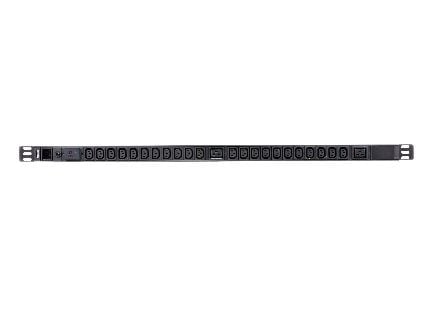 ATEN Basic PDU PE0224SG - Strømfordelerenhet (kan monteres i rack) - AC 100-240 V - 3840 VA - inngang: IEC 60320 C20 - utgangskontakter: 24 (2 x IE...