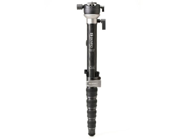 Benro MSDPL46C, 158 cm, 1/4", Kolfiber, Svart, Grå