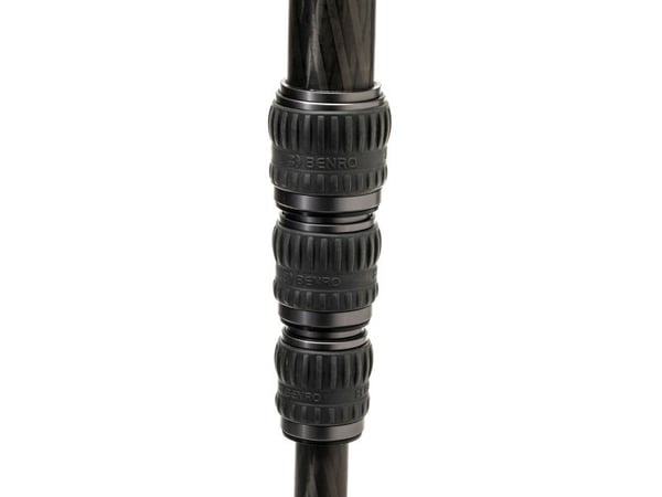 Benro MSDPL46C, 158 cm, 1/4", Kolfiber, Svart, Grå