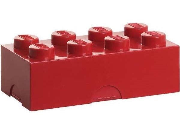 LEGO Lunch Box - Matförvaringsbehållare - kub - ljust röd