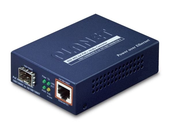 PLANET GTP-805A - Fibermedieomformer - 1GbE - 10Base-T, 100Base-TX, 1000Base-T, 1000Base-X - RJ-45 / SFP (mini-GBIC)