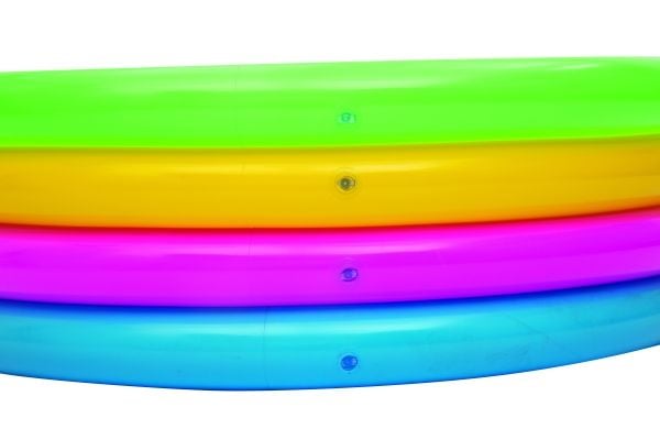 Bestway 51117, Oppblåsbart basseng, 522 l, Rund, 3 år, Vinyl, Blå, Grønn, Lilac, Gult