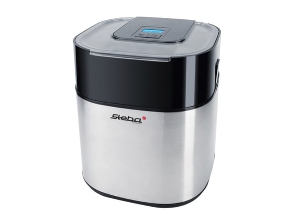 Steba IC 30, Tradisjonell iskremmaskin, 1,5 L, 1 boller, LCD, Rustfritt stål, Svart, Rustfritt stål