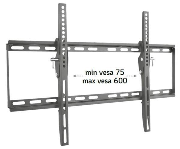 TECHly - Monteringssett (veggmontering) - for LCD-skjerm - svart - skjermstørrelse: 40"-65"