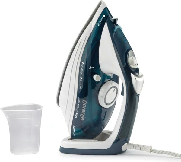 Gorenje SIH2800TQC, Dampstrykejern, Keramisk strykesåle, 2,5 m, 100 g/min, Blå, 35 g/min