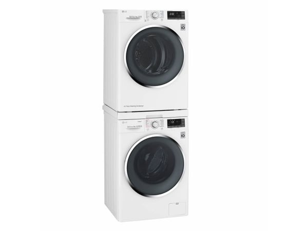 LG DSTWH - Stablesett med uttrekkshylle - hvit