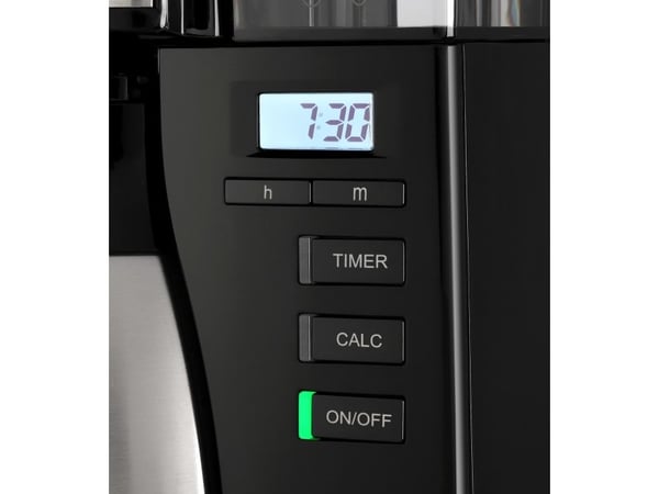 Melitta 1025-18, Kaffebrygger (drypp), 1,375 l, 1000 W, Svart, Sølv