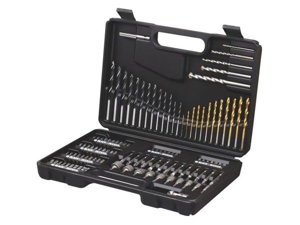 Black & Decker A7188-XJ, Drill, 1 cm, Metall, Tre, 2,5 cm, 50 stykker, 50 stykker