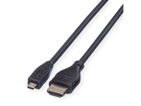 ROLINE 11.04.5581, 2 m, HDMI-tyyppi A (vakio), HDMI-tyyppi A (vakio), Äänen paluukanava (ARC), Musta