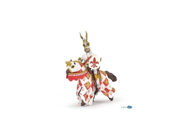 Figur Papo Figurine Ridder i en hvit kappe med liljer (401375)