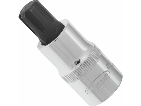 Vigor V2208, Stikkontakt, 1/2", 1 hoder, M12, 5,5 cm