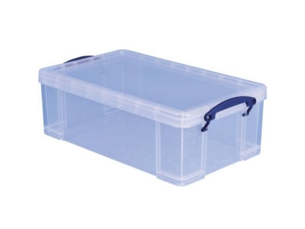 Really Useful Boxes 12C, Lager boks, Gjennomsiktig, Rektangulær, Polypropylen (PP), Monokromatisk, 12 l