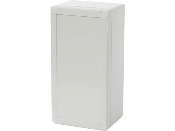 Fibox PCQ3 122410 Seinäasennuskotelo, asennuskotelo 244 x 124 x 102 Polykarbonaatti Harmaa Valkoinen (RAL 7035) 1 kpl
