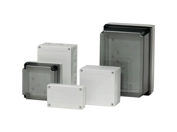 Fibox PCM 200/100 T Universalkabinet 255 x 180 x 100 Polykarbonaatti Gråhvid (RAL 7035) 1 stk