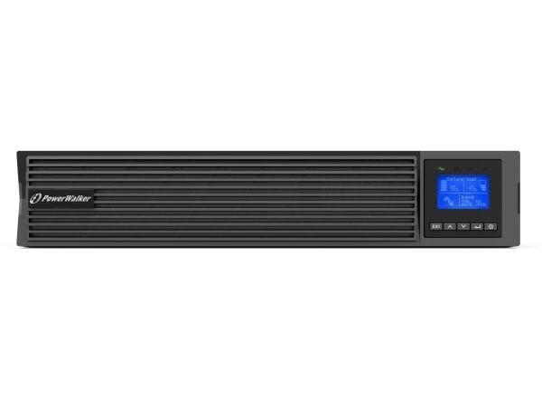 PowerWalker VFI 3000 ICR IoT, Dobbeltkonvertering (Online), 3 kVA, 3000 W, Pure sine, 160 V, 300 V