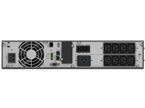PowerWalker VFI 3000 ICR IoT, Dobbeltkonvertering (Online), 3 kVA, 3000 W, Pure sine, 160 V, 300 V