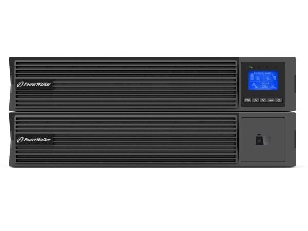 PowerWalker VFI 3000 ICR IoT, Dobbeltkonvertering (Online), 3 kVA, 3000 W, Pure sine, 160 V, 300 V