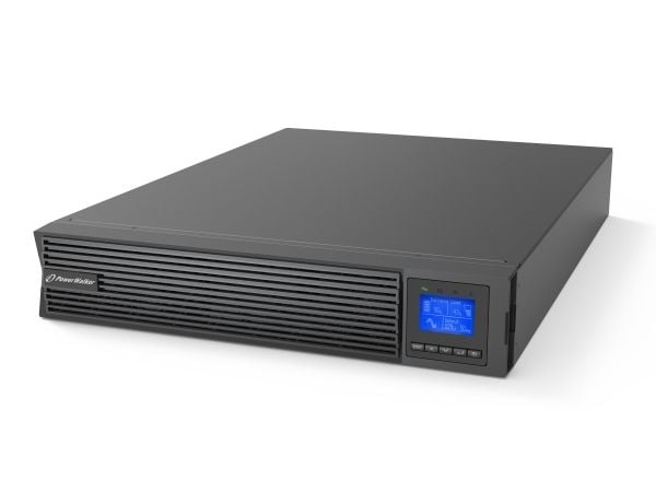 PowerWalker VFI 3000 ICR IoT - UPS (rackmonterbar/ekstern) - 3000 watt - 3000 VA - 9 Ah - RS-232, USB, Ethernet - utgangskontakter: 9