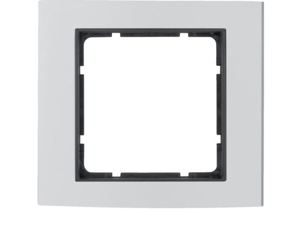 Berker 10113004, Aluminium, Anthracit, Aluminium, Skrueløs, Berker, Mat, 1 stk