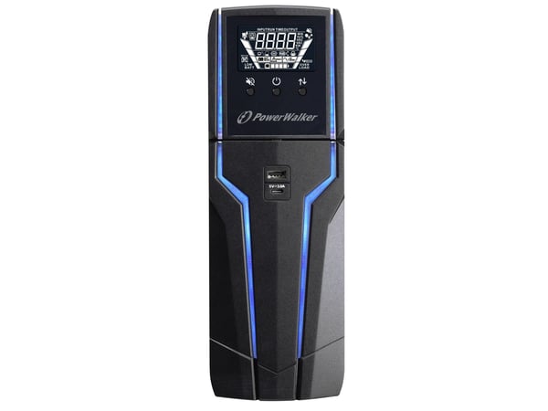 PowerWalker VI 1000 GXB IEC, Linje-Interactive, 1 kVA, 600 W, Ren sinus, 162 V, 290 V