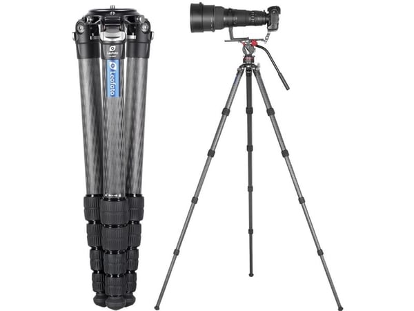 Leofoto LM-365C, 3 ben, Svart, Grå, 154 cm, 1,97 kg