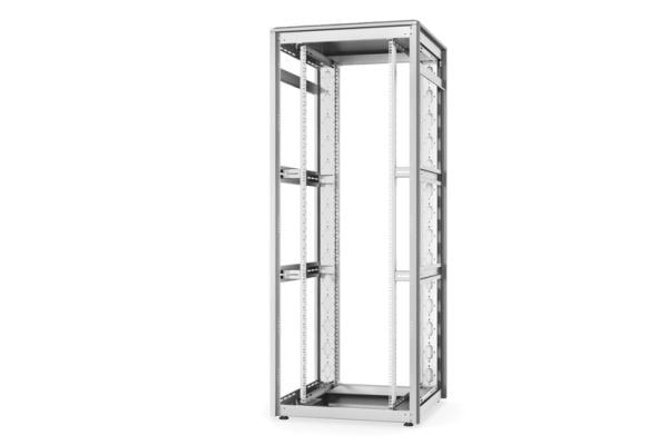 Digitus Unique Series - Teline avokehikko - vaaleanharmaa, RAL 7035 - 42U - 19"