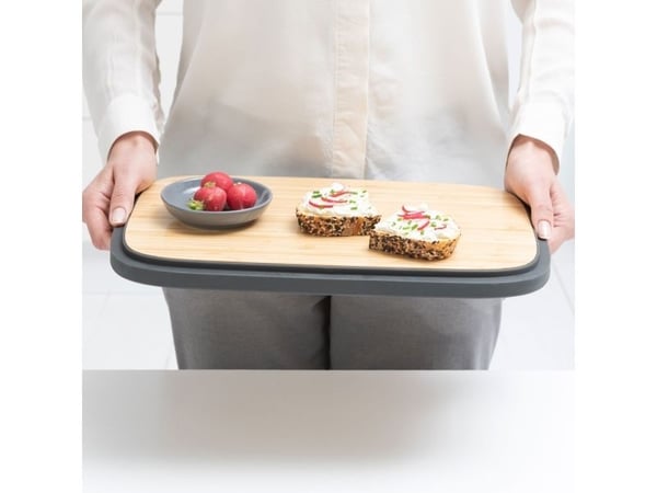 Brabantia 128264, Rektangulær, Sort, Tre, Tre, Bamboo, 395 mm, 255 mm
