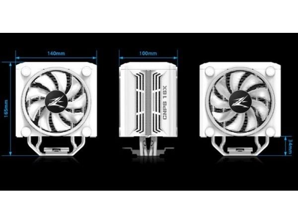 Zalman CNPS16X WHITE datorkylsystem Processorkylare 12 cm