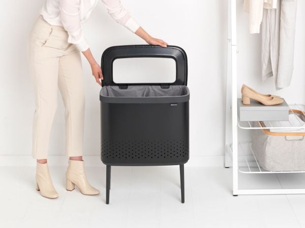 Brabantia 200526, 60 l, Rektangulær, Sort, Sort, 540 mm, 320 mm