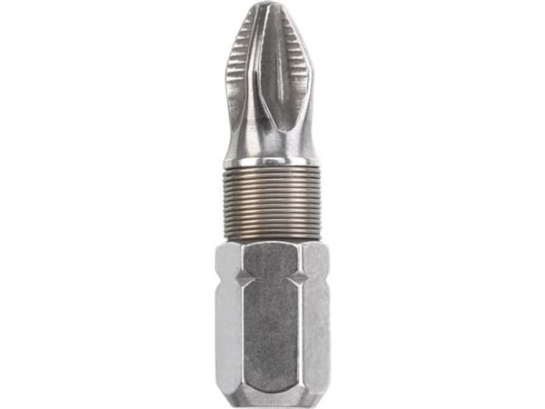 kwb Inox, 1 stykker, Pozidriv, PZ 1, Rustfritt stål, 25 mm, 25,4 / 4 mm (1 / 4")