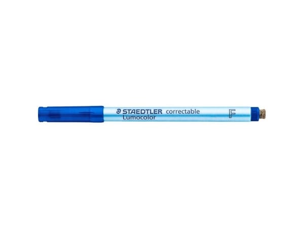 STAEDTLER Lumocolor correct F foliokynä sininen 10 kpl