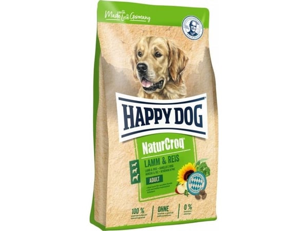 Happy Dog NaturCroq Lamm & Reis, Voksen, Lam, Ris, 4 kg