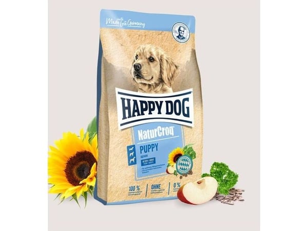 Happy Dog NATUR-CROQ/SZCZENIAKI torrfoder för valpar 4 kg