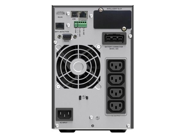 PowerWalker VFI 1000 ICT IoT, Dobbeltkonvertering (Online), 1 kVA, 1000 W, Ren sinus, 160 V, 300 V