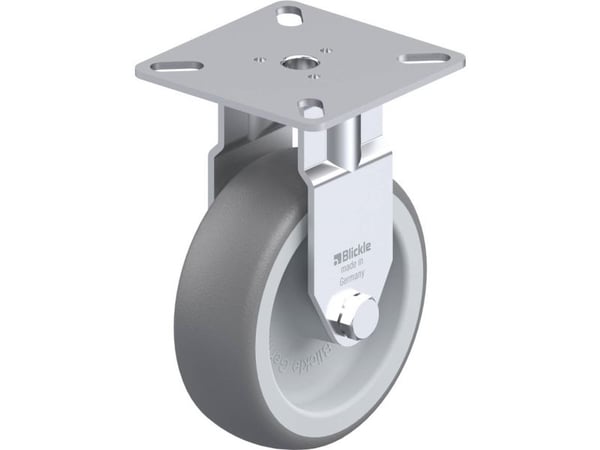 Kiinteä pyörä, jossa on salpalevy Blickle BPA-TPA 75G