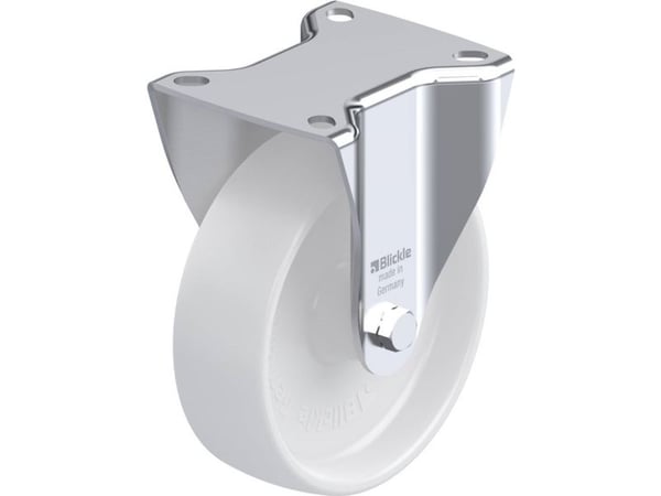 Kiinteä pyörä, jossa on räikkälevy Blickle B-PO 125G