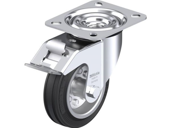 Blickle 281402 LE-VE 100R-FI Kääntyvät pyörät jarrulla Pyörän halkaisija: 100 mm Kantavuus (max.): 70 kg 1 kpl 1 kpl