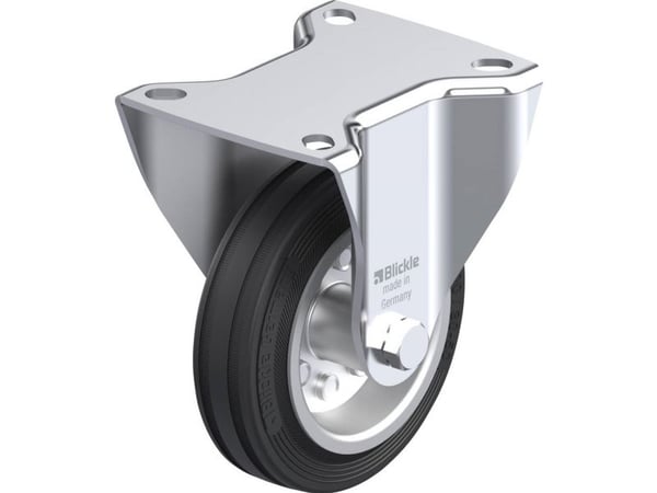 Blickle 281378 B-VE 100R faste hjul - hjuldiameter 100 mm, bæreevne (maks.) 70 kg, 1 stk