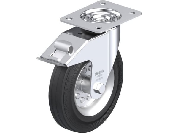 Styrehjul med bremse Blickle LE-VE 200R-FI