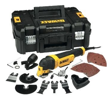 DeWALT DWE315KT, Musta, Keltainen, AC, 230 V, 1,48 kg
